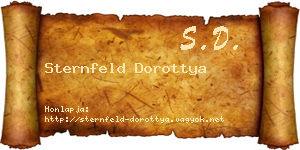 Sternfeld Dorottya névjegykártya